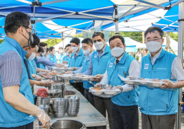 한국지엠, 협력사와 자원봉사 재개...